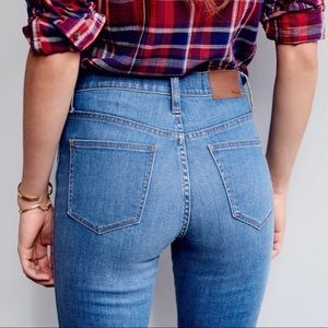 Madewell 10” High-Rise Skinny Jeans in Rosedale